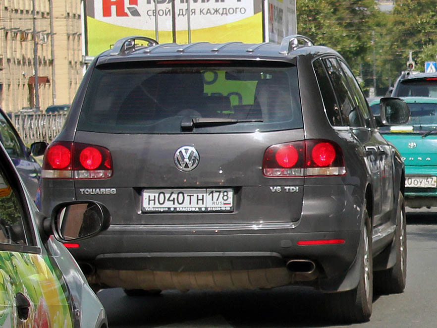 н 040 тн 178, Volkswagen Touareg 1st gen (7L), 2002–2010
