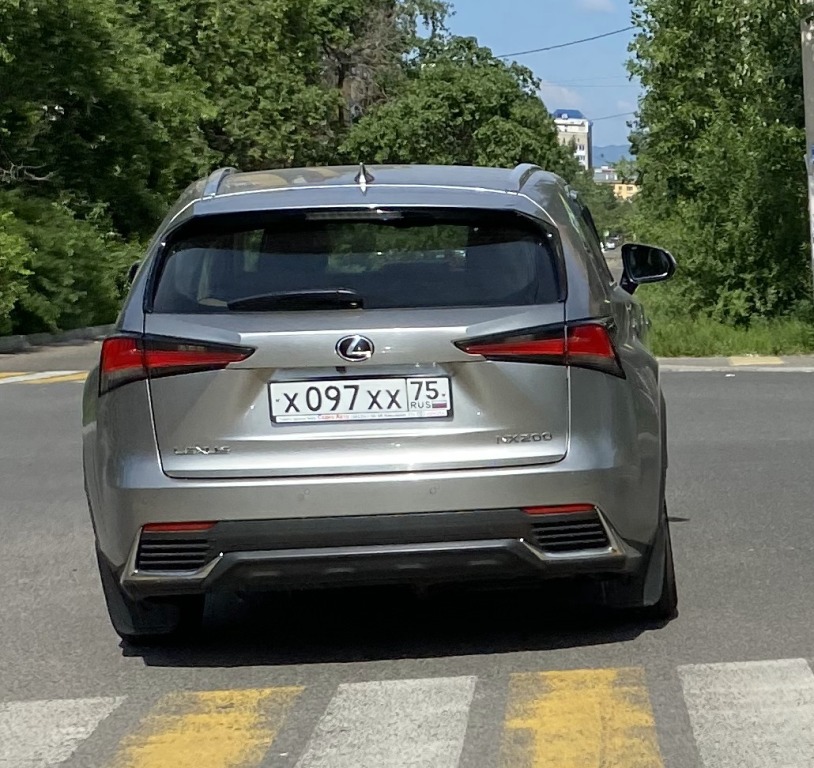 х 097 хх 75, Lexus NX 1st gen (AZ10), facelift, 2017–2021