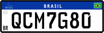 License plate of Brazil, Private owners (Mercosul)