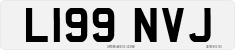 License plate of the United Kingdom, 1983 year system
