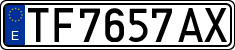 License plates of Spain, 1971 year series