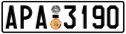 License plate of Greece, Cars