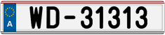 License plate of Austria, Diplomatic