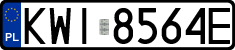 License plates of Poland, Regular car plates