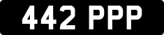 License plate of the United Kingdom, 1932 year system