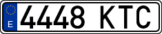 License plates of Spain, Ordinary (2000)