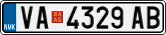 License plate of North Macedonia, Regular plates (2012)