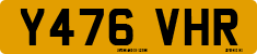 License plate of the United Kingdom, 1983 year system