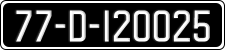 License plate of Ireland, Regular plates