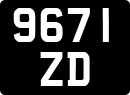 License plate of the United Kingdom, 1932 year system