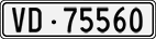 License plate of Switzerland, Cars