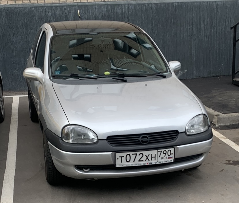 т 072 хн 790, Opel Vita 1st gen 3-door Hatch (B; S93), 1995–2000