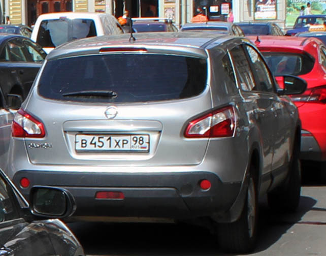 в 451 хр 98, Nissan Qashqai 1st gen (J10), facelift, 2009–2014