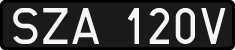License plates of Poland, 1976 year system