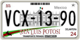 San Luis Potosí, Cars (AAA-00-00)