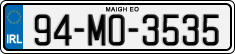 License plate of Ireland, Regular plates