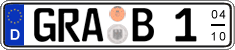 German license plate, Seasonal plates