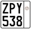 License plate of Greece, Motorcycles