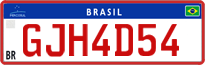 License plate of Brazil, Commercial vehicles (Mercosul)