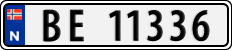 License plate of Norway, Cars