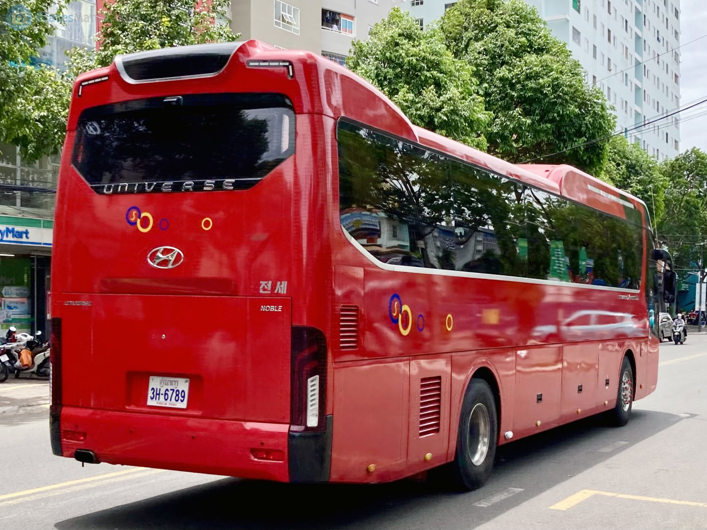 3H-6789, Hyundai Universe 1st gen (Xpress) (PV), facelift, 2019–