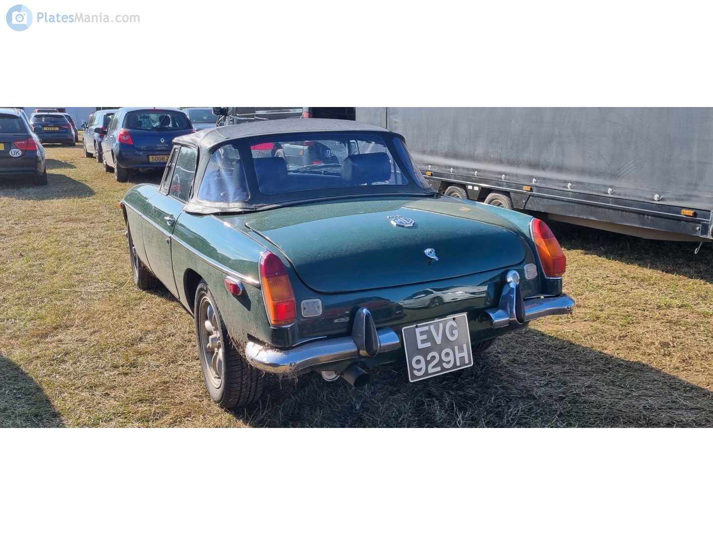 EVG929H, MG B 1st gen Roadster, 1962–1980