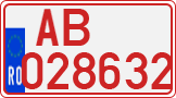 License plate of Romania, Provisional