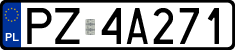License plates of Poland, Regular car plates