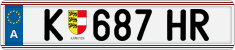 License plate of Austria, Regular plates