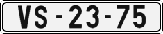 License plate of the Czech Republic, Cars (1960)