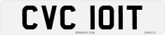 License plate of the United Kingdom, 1963 year system