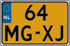 License plate of the Netherlands, Motorcycles
