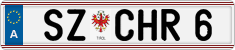 License plate of Austria, Vanity Plates