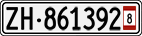 License plate of Switzerland, Provisional