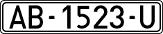 License plates of Spain, 1971 year series