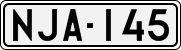 License plate of Finland, Cars