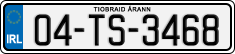 License plate of Ireland, Regular plates