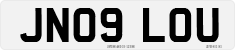 License plate of the United Kingdom, 2001 year system