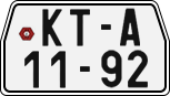 License plate of the Czech Republic, Motorcycles (1960)