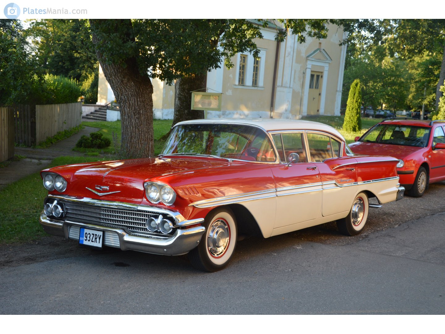 93 ZRY, Chevrolet Biscayne 1st gen 1959 2-door Sedan (1111/1211; B-body), 1st facelift, 1958–1959