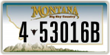 Montana, 1-12345A / 10-1234A