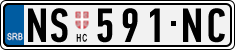 License plate of Serbia, Cars