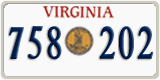 Virginia, Great Seal (123 456)
