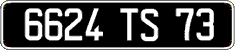 French license plate, FNI