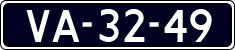 License plate of the Netherlands, Commercial Vehicles (1951-1994 system)