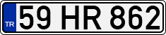 License plate of Turkey, Regular plates