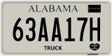 Alabama, 0AXXXXX / 00AXXXX