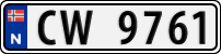 License plate of Norway, Trailers, motorcycles, special vehicles