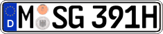 German license plate, Plates for oldtimers (type 