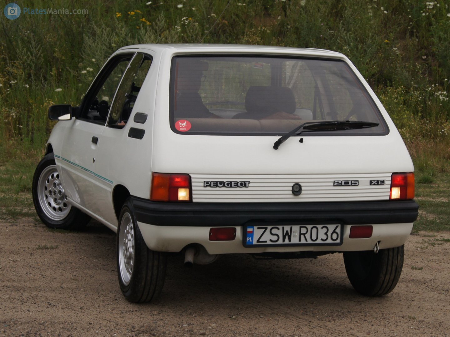 ZSW R036, Peugeot 205 1st gen 3-door Hatch (20A/C), 1983–1998